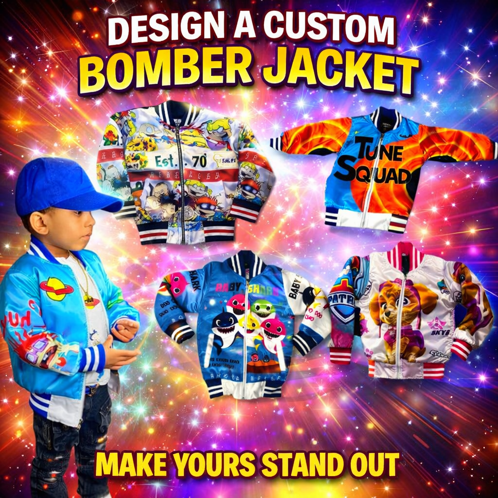 Design a Satin Bomber jacket