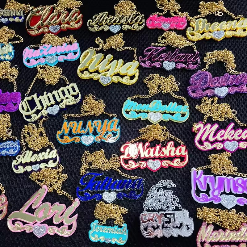 Gold Custom Name Necklace – Personalized Choker Chain