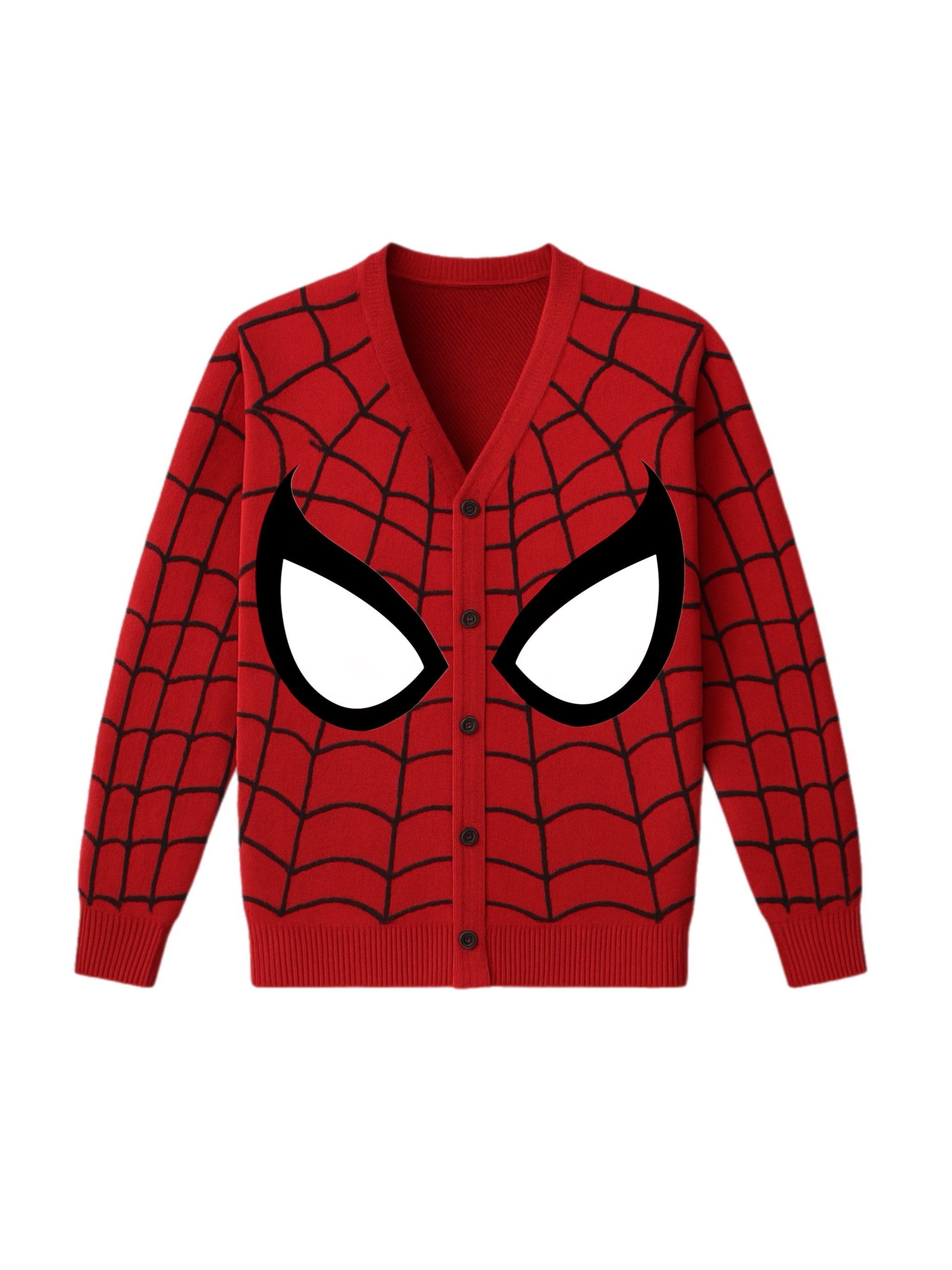 Kids spider man web cardigan