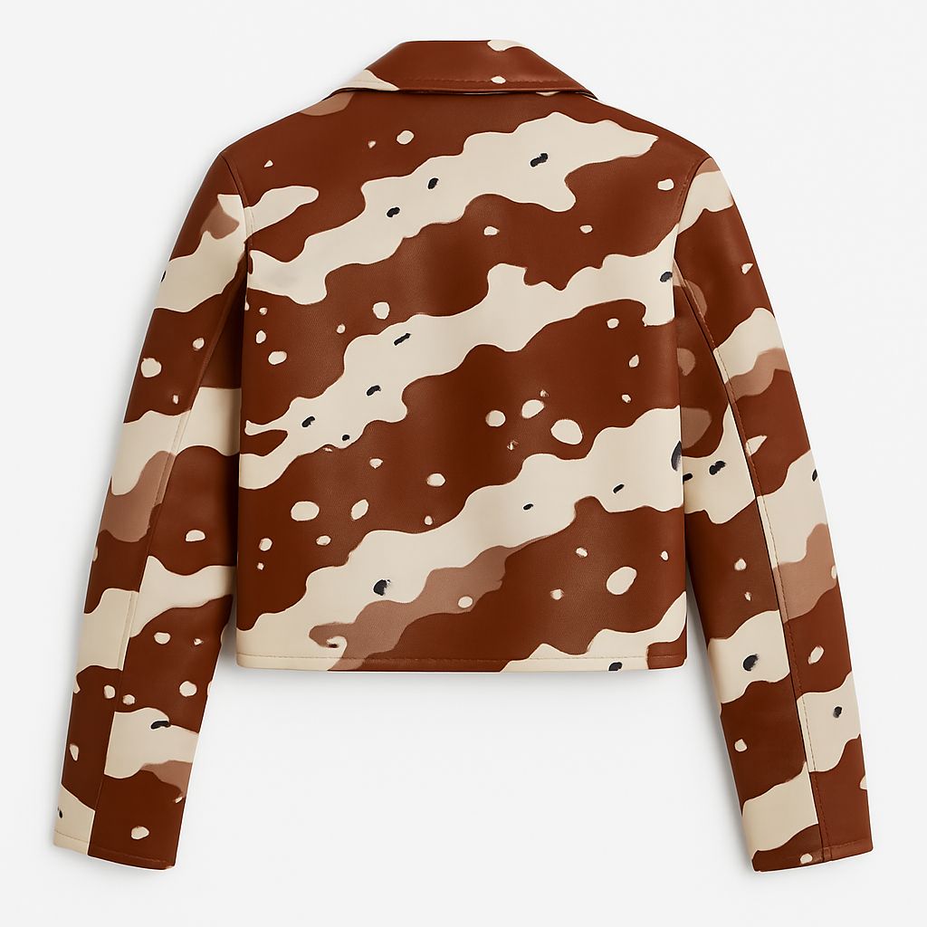 Kids Desert Camo Biker Jacket
