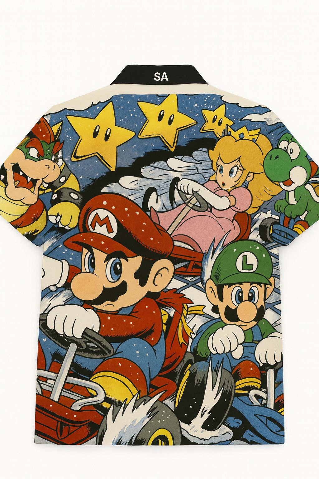 Kids Graphic T-Shirt – Super Mario Kart Print