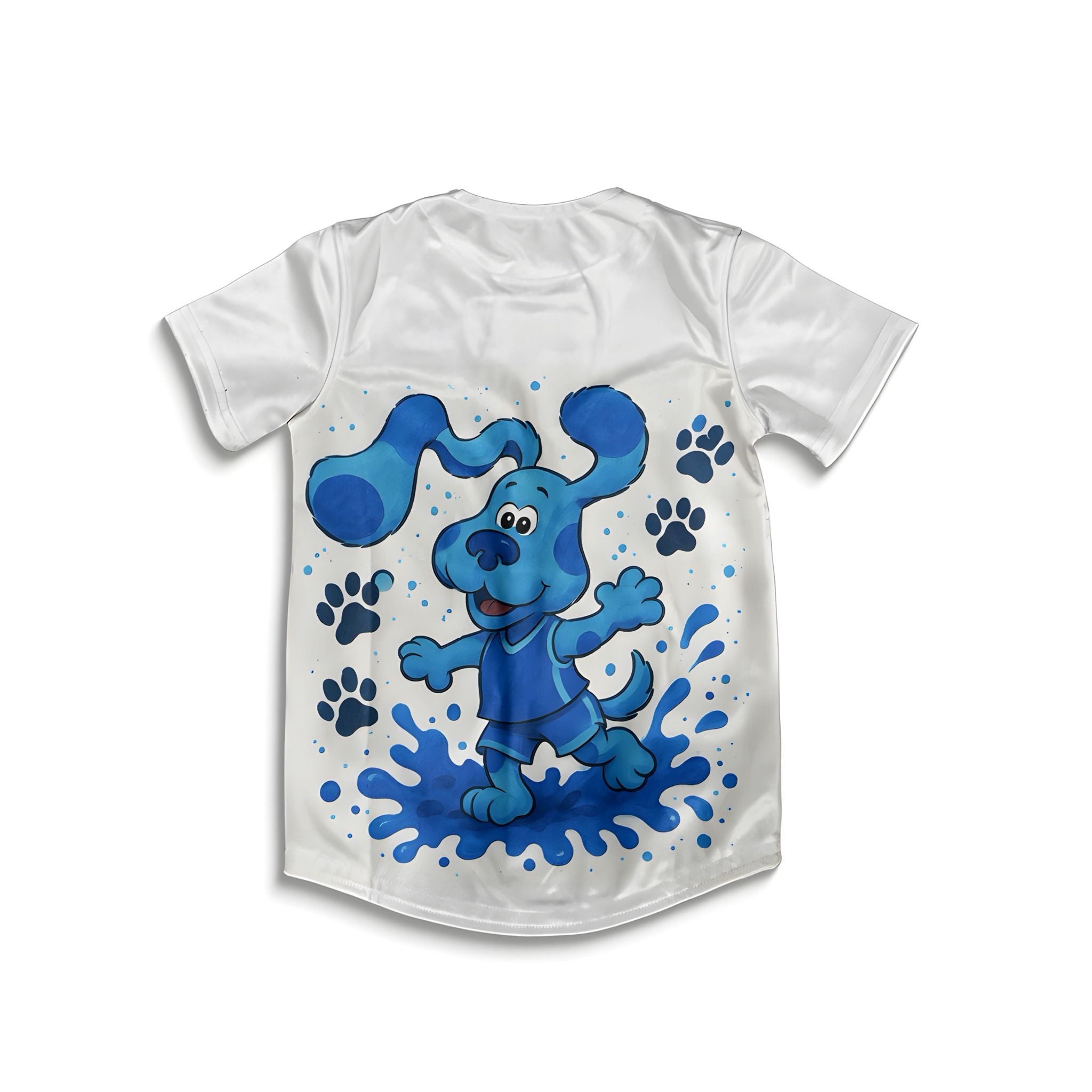 Kids Blue’s Clues splash baseball jersey