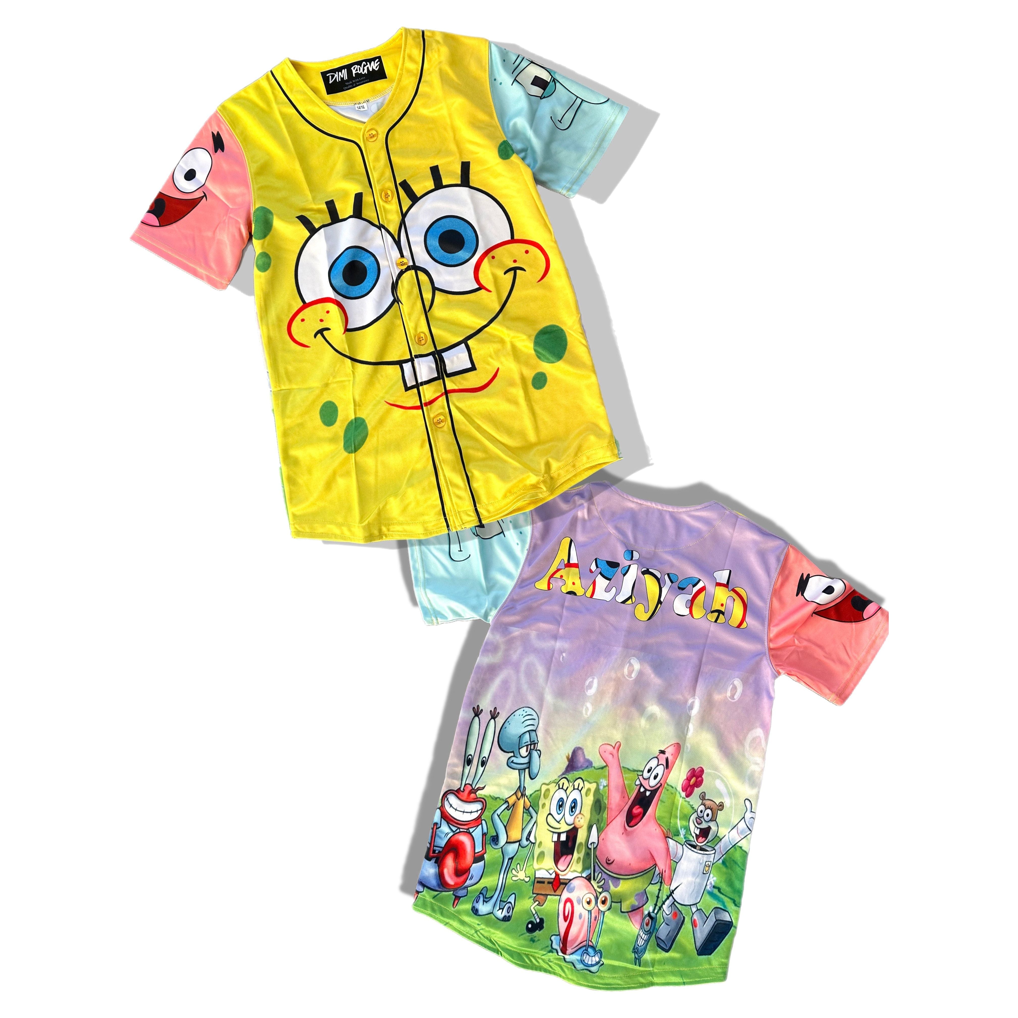 Kids Spongebob Baseball jersey