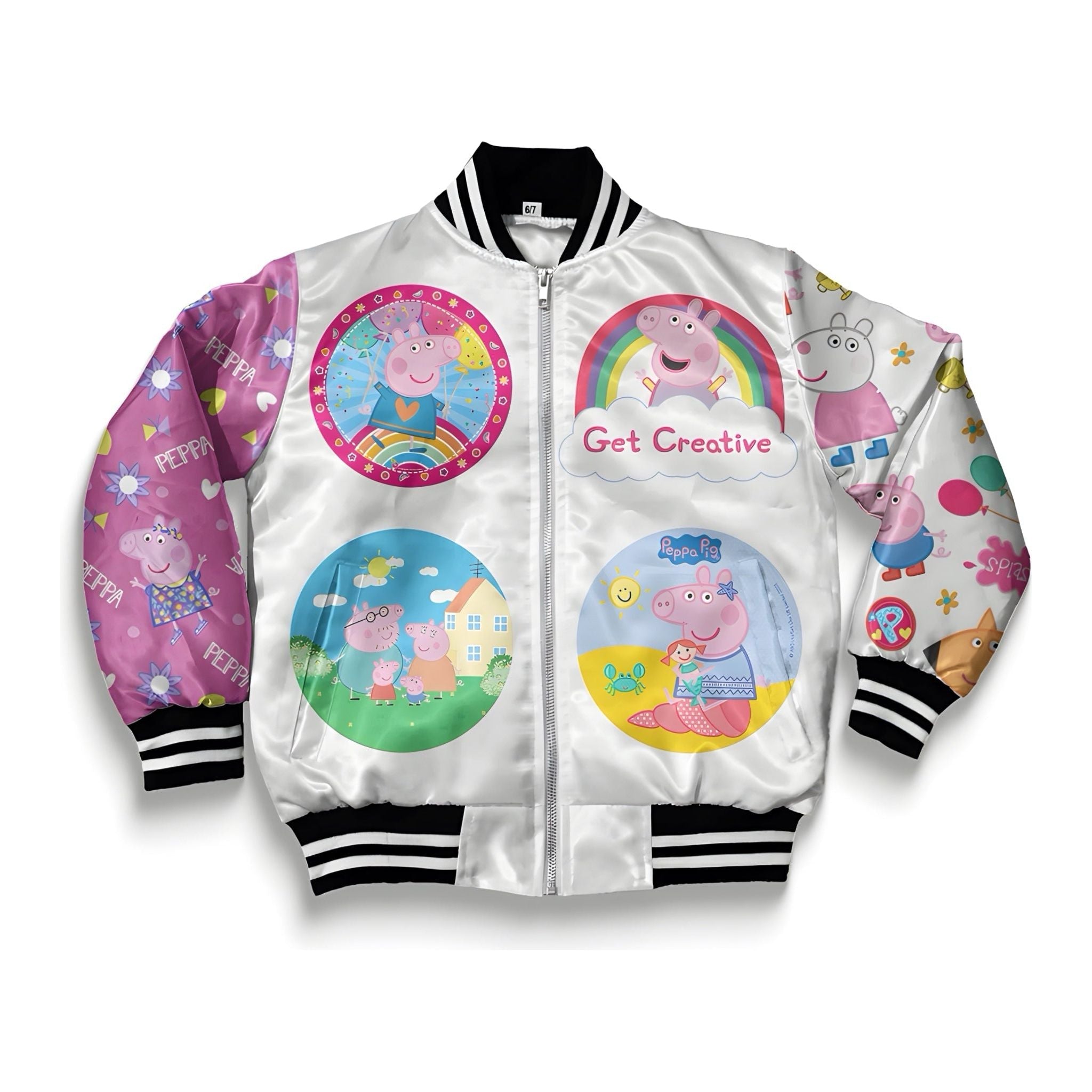 Kids Peppa pink pig Bomber