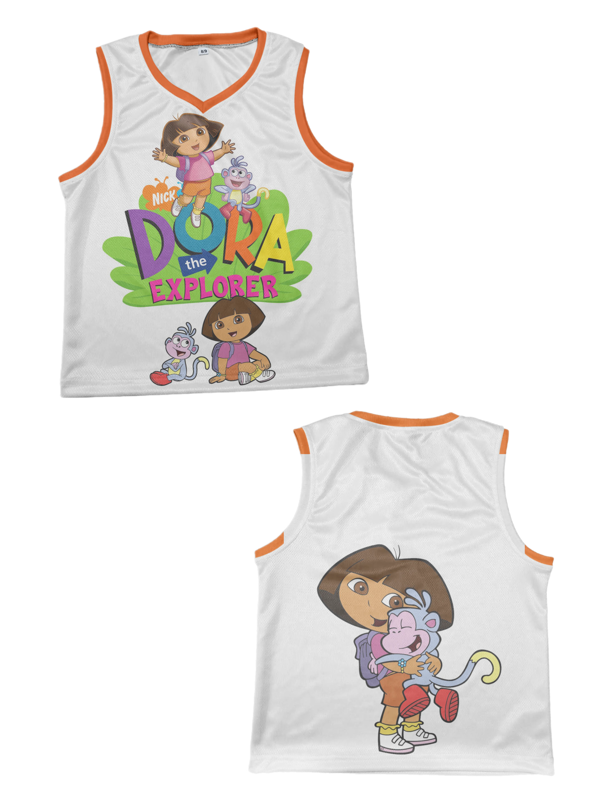 Dora Kids Basketball Jersey