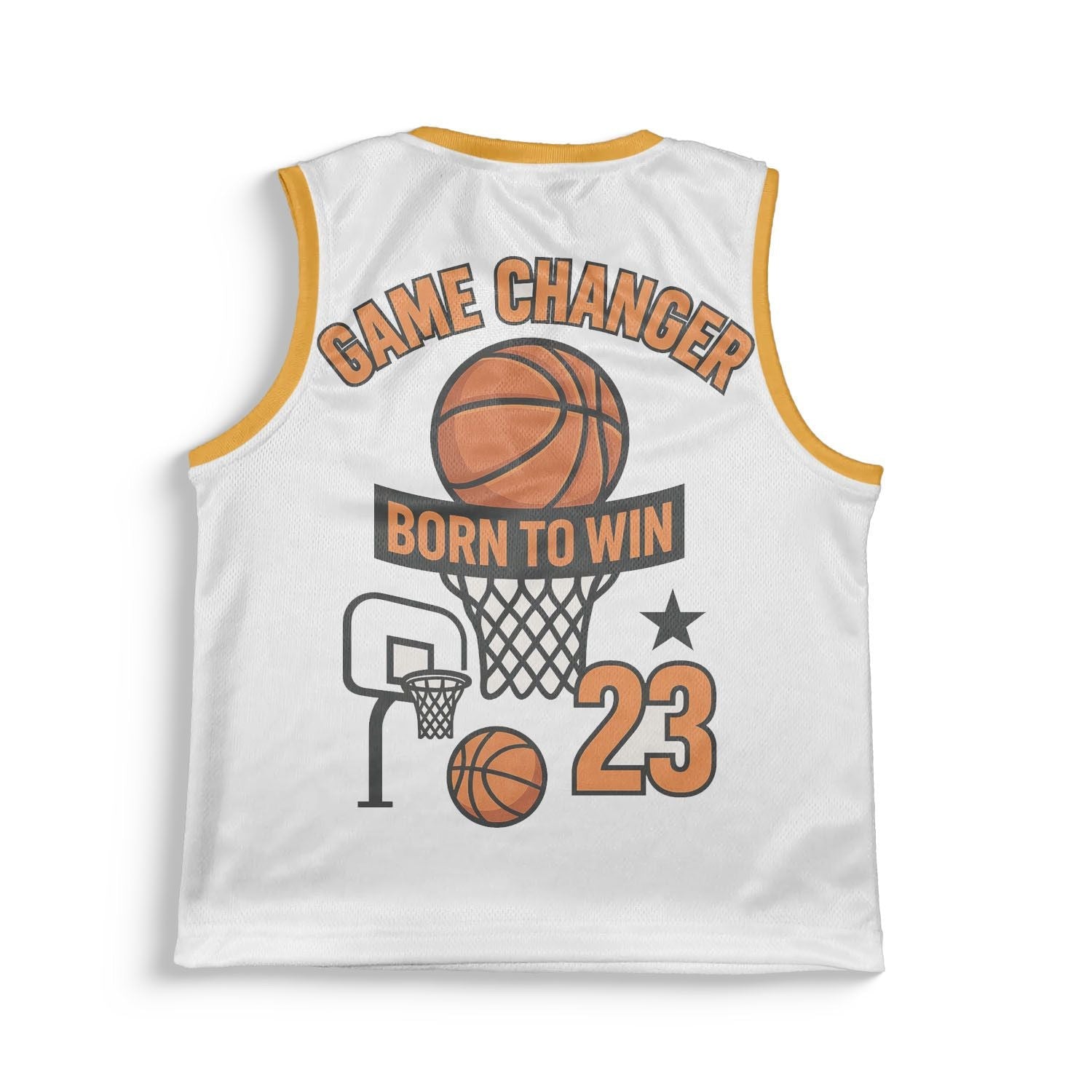 Kids Basketball Birthday Jersey – Spalding “Nothin’ But Net” Tee