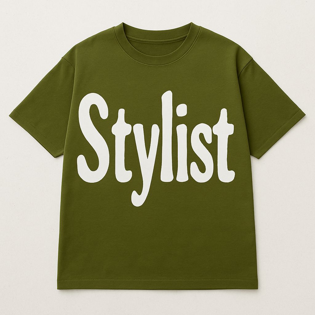 Kids Stylist T-Shirt – Olive Cotton Tee