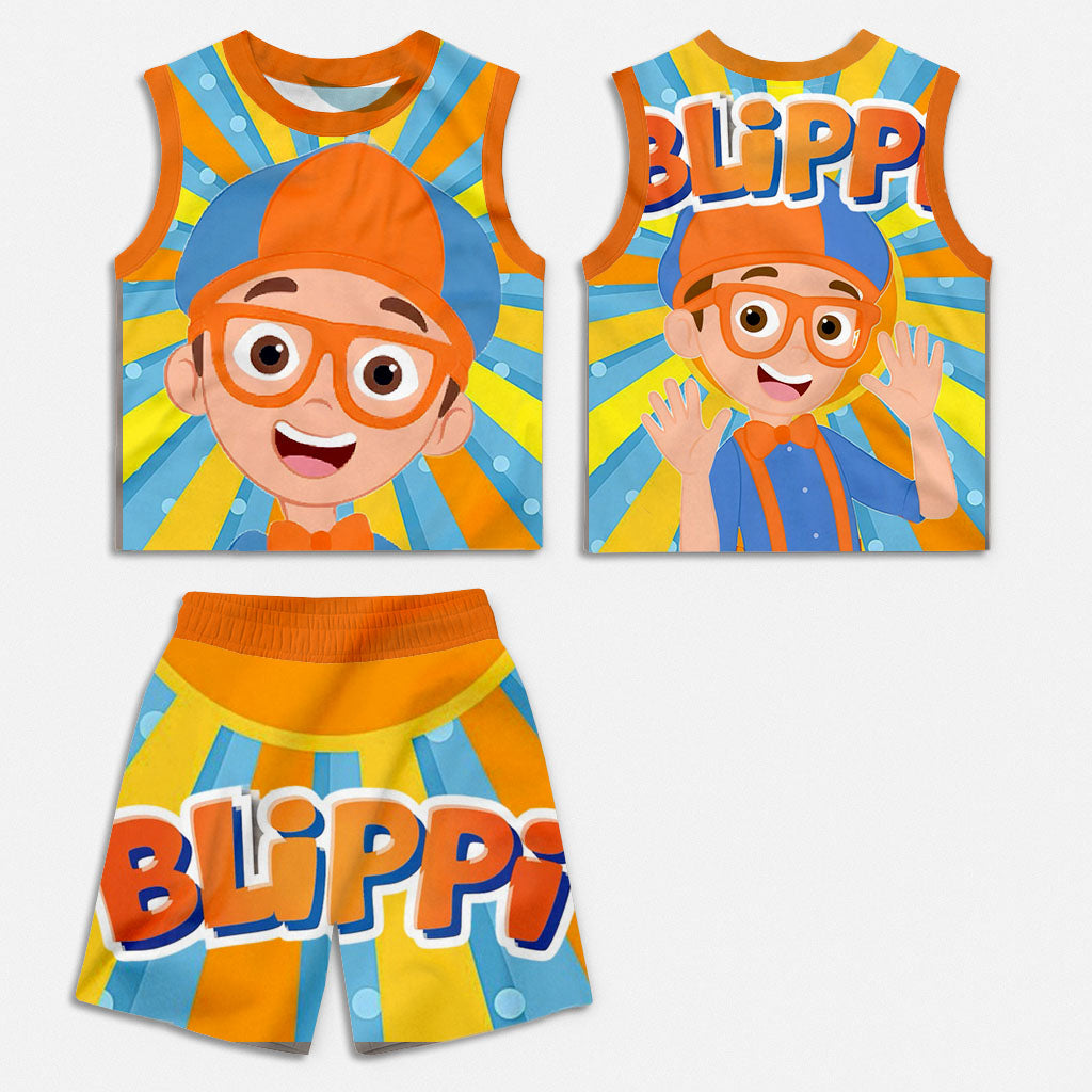 Kids Blippi Basketball Jersey