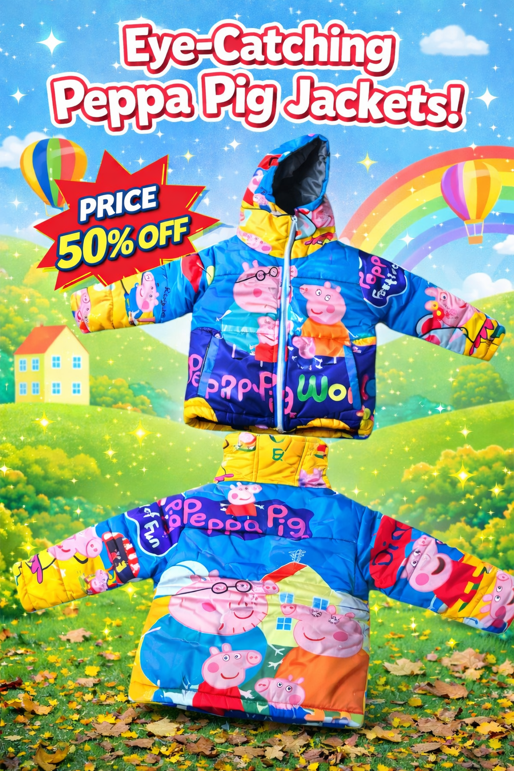 🐷 “Cool Kids Wear Peppa Pig This Winter!”