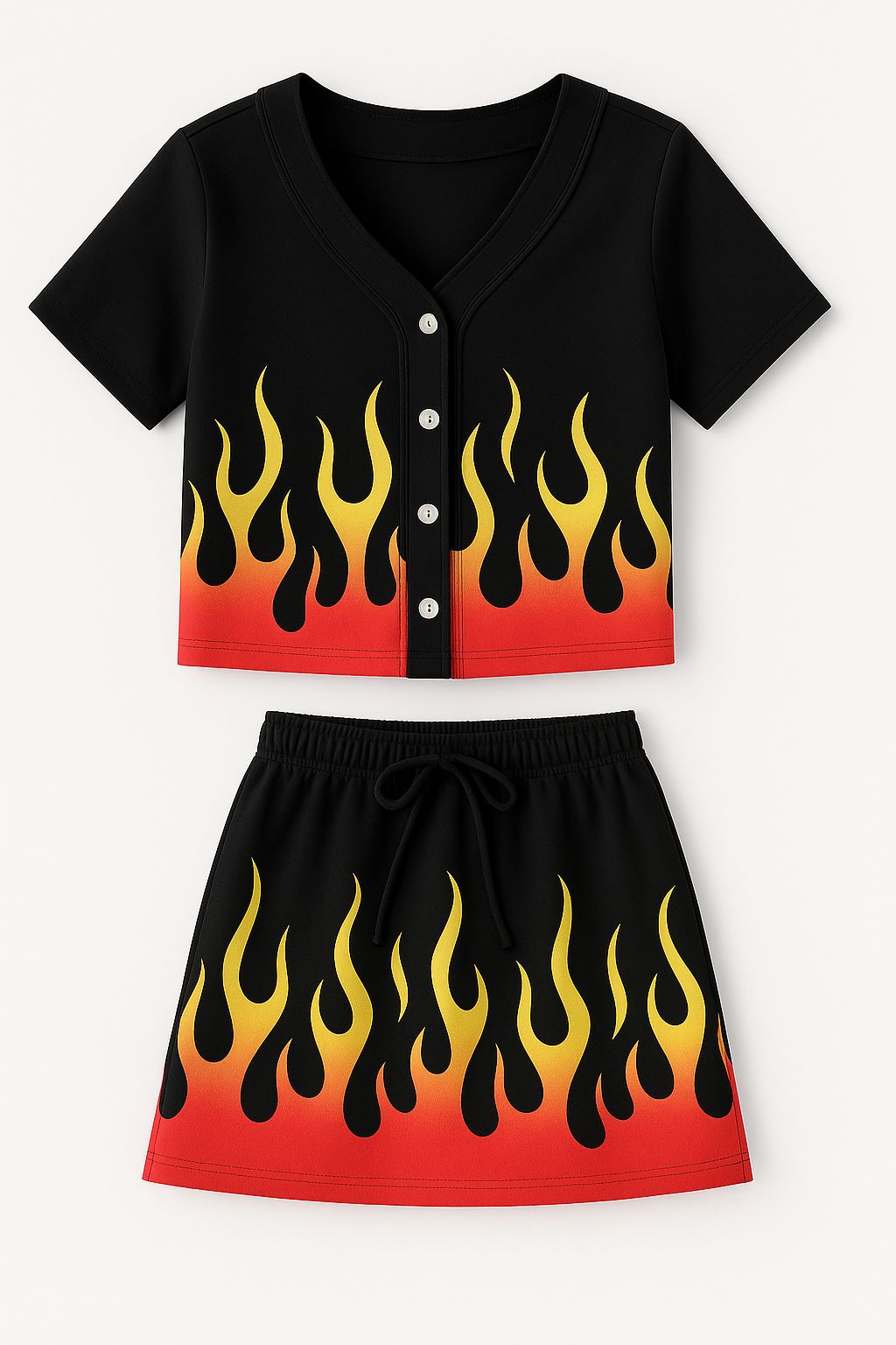 Kids Black Flame Set
