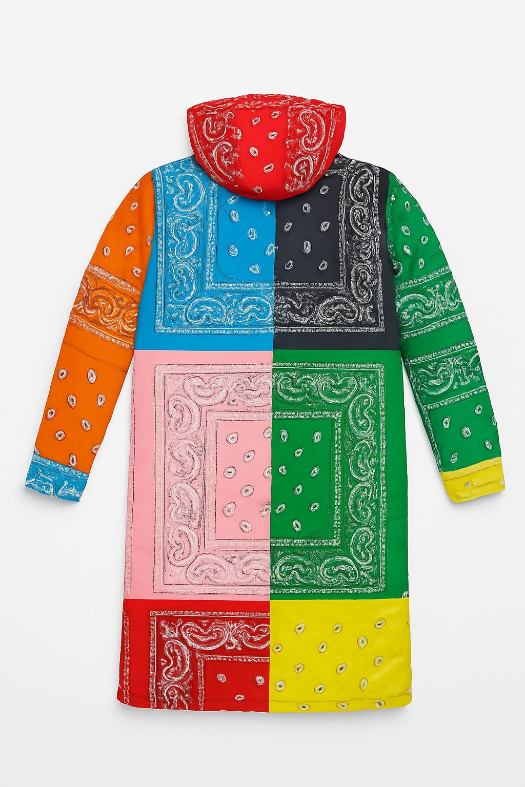 Kids trench bandana jacket