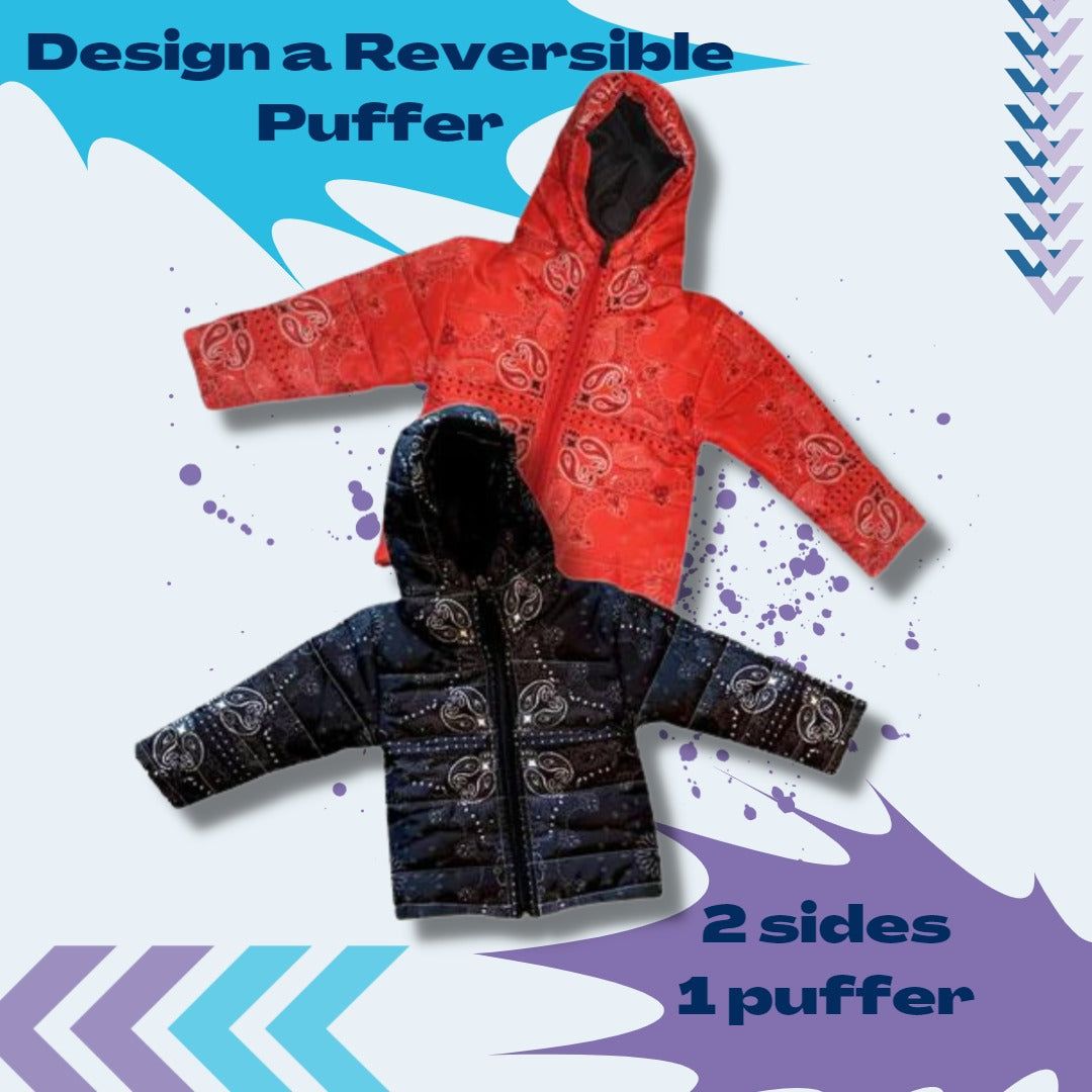 Design Reversible Puffer Coat