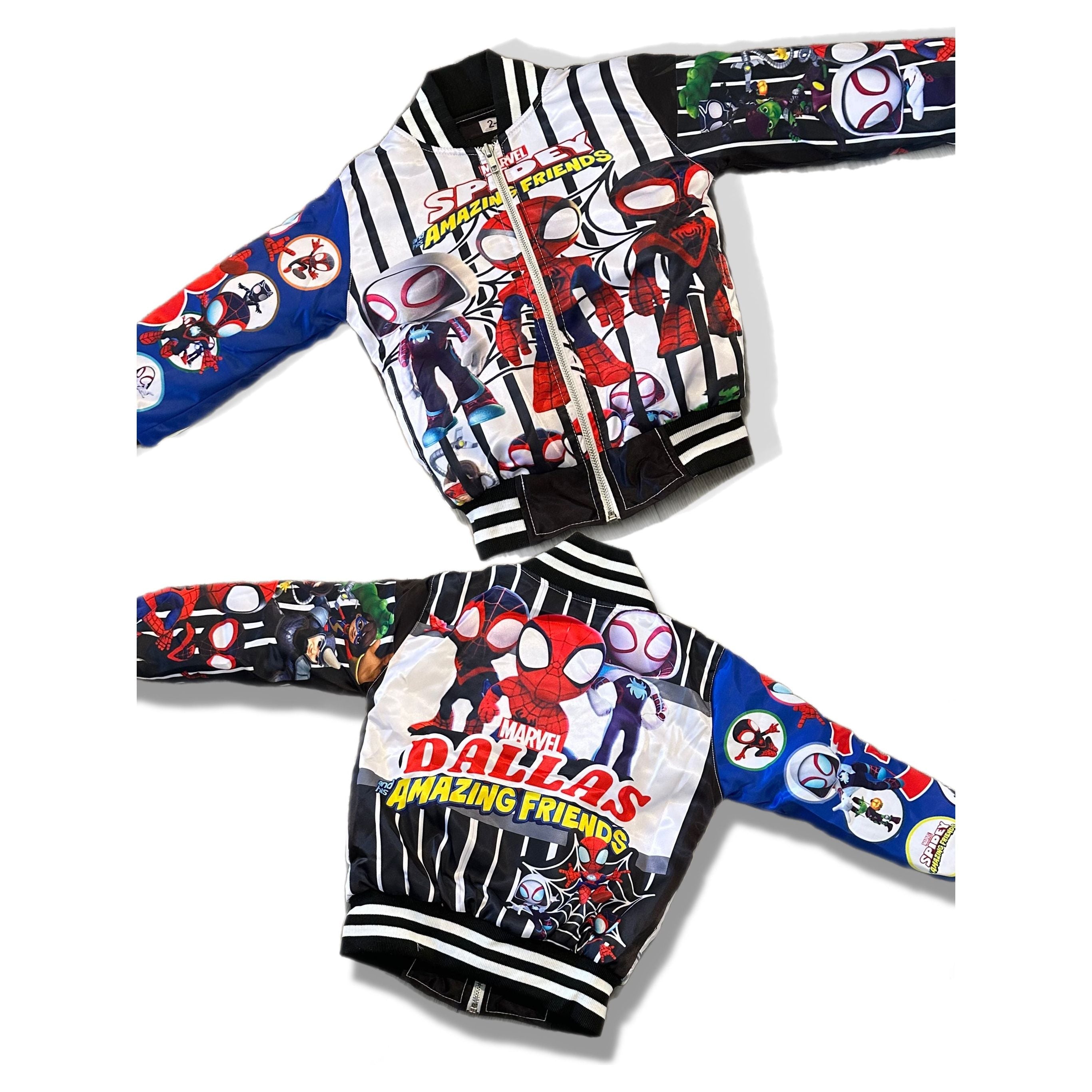 Kids Spidey stripe Bomber