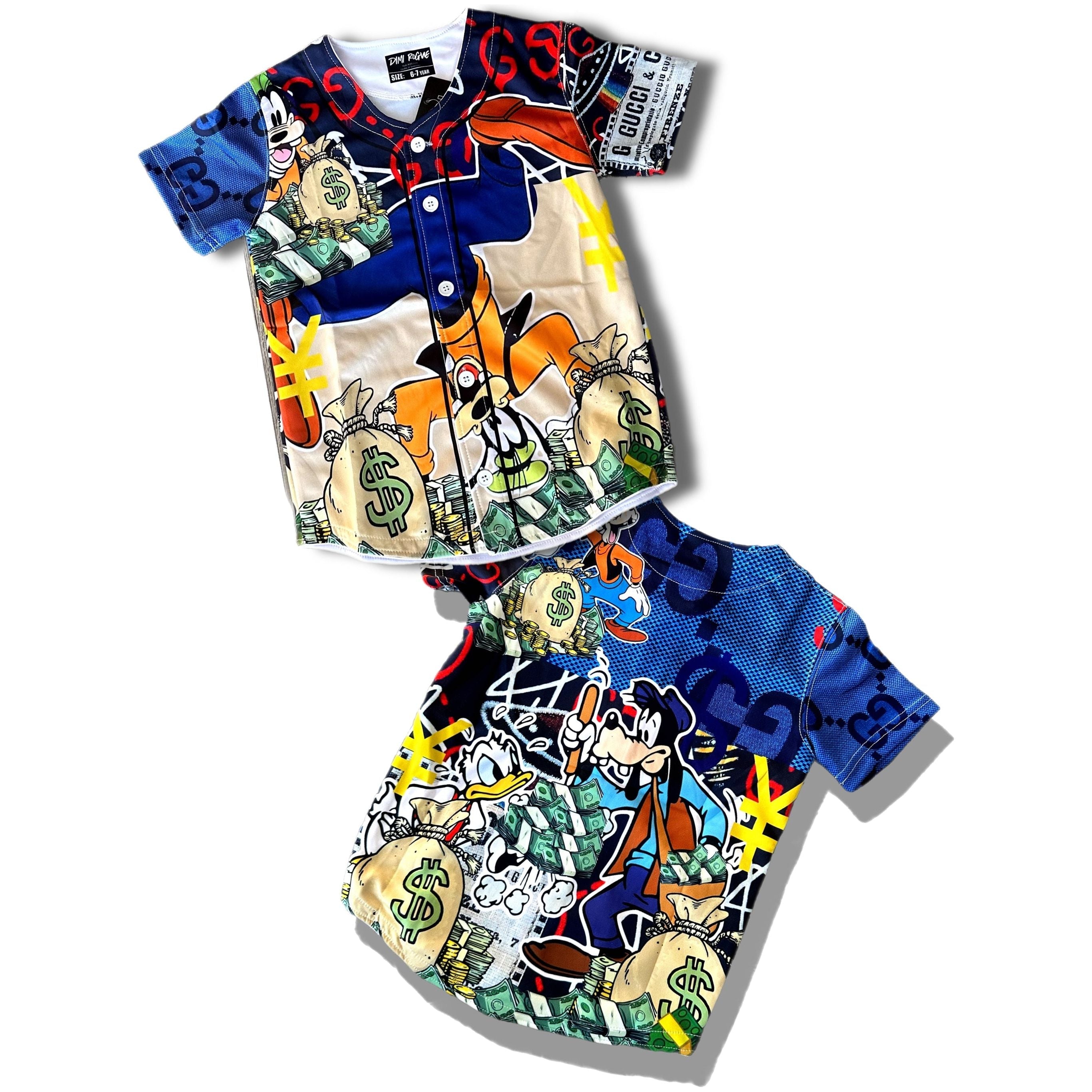Kids money goofy Baseball Jersey